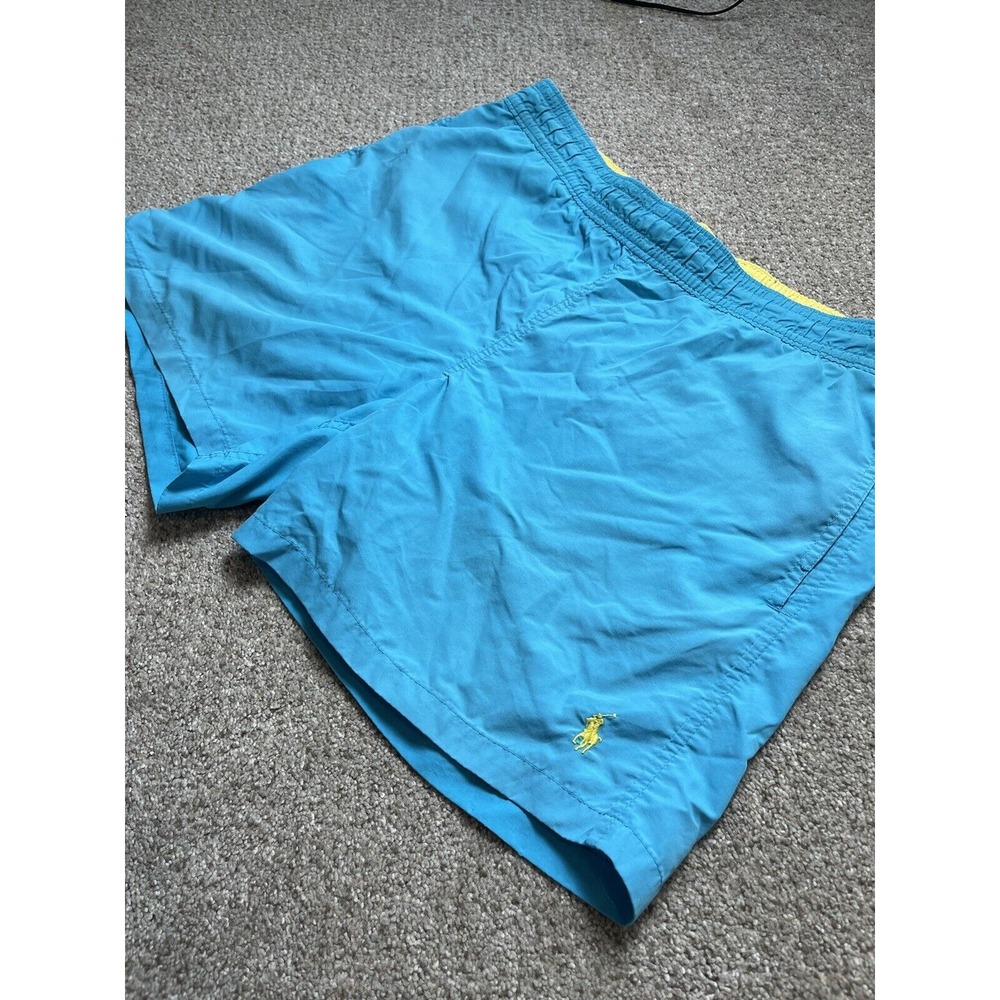 Polo Ralph‎ Lauren Men's Swim Trunks Shorts With Liner Size Medium/M Blue